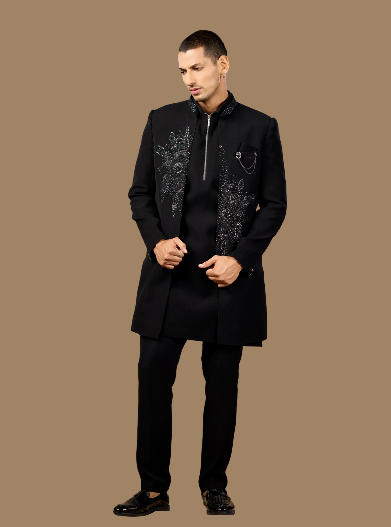 BLACK OPEN INDOWESTERN 
